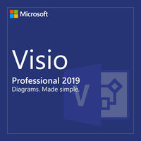 INSTANT Microsoft VISIO 2019 Professional PRO 64bit Activation Product Key 1 PC