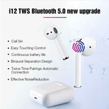 i12 TWS Bluetooth 5.0 Earbuds Wireless Headphones Earphones For iphone Android
